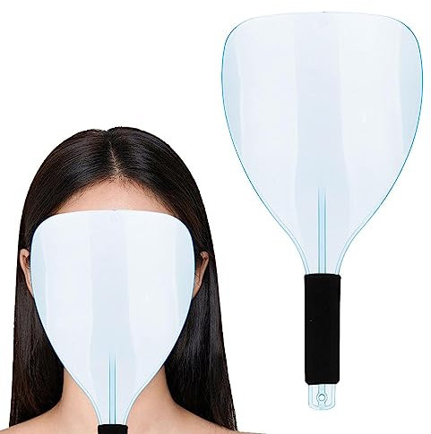 Salon Face Shield Professional Face Visor Hair Tool Bang Baffle Salon Face Shield Glasses Lightweight Transparent Hairdressing Salon Tools for Home Hairdressing Salon Fulenyi