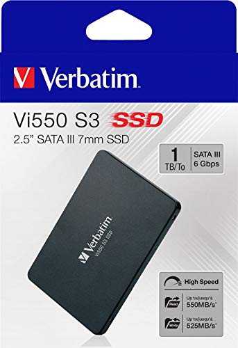 Verbatim Vi550 S3 SSD, 1 TB, 2.5, SATA III, 7 Versandrückläufer (Festplatten intern)
