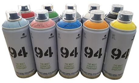 Pack spray Montana Colors MTN 94 - couleurs assorties 10 unités