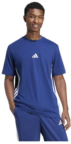 adidas Herren M 3S SJ T T-Shirt, DKBLUE/White, 4XL, Dunkelblau/Weiß, 4XL