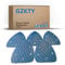 GZKTY Schleifpapier Dreieckschleifer Set, 5-Loch Deltaschleifer Schleifpapier P600 Körnung, für Metall, Wände, Holz & Möbel – Aus Hochwertigem Aluminiumoxid （80 Stück）