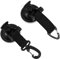 WESIEVYA Suction Hooks 2pcs Heavy Duty Suction Cup Hooks Portable Suction Cup Hanger for Car Use 360° Rotating and Hooks Ideal Suction Cup Anchor for Tent and Awning Black Car Awning