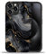 artslion Kompatibel mit iPhone 15 pro Hülle 6,1 Zoll, Grauer Marmor Muster Schock und Kratzer resistent 360 Grad SchutzHülle für iPhone 15 pro