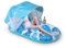 Pool Floats Lounger Adult,Pool Inflatables,Pool Float Lounge with Canopy Raft Floaties Water Floating Recliner Chair with Cup Holders Foot Rest Swimming Floaty